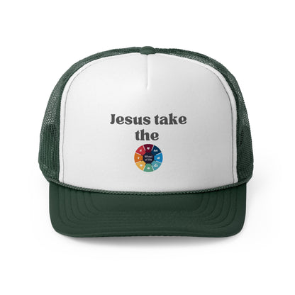 Jesus Take The Wheel Of Life Trucker Hat