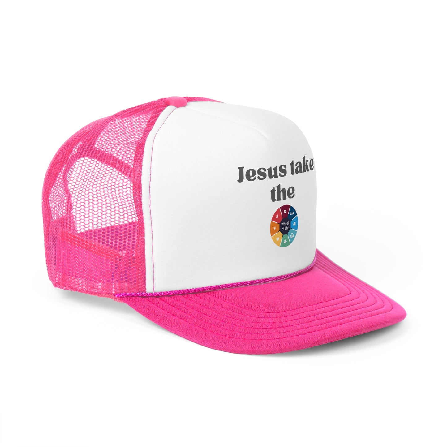 Jesus Take The Wheel Of Life Trucker Hat