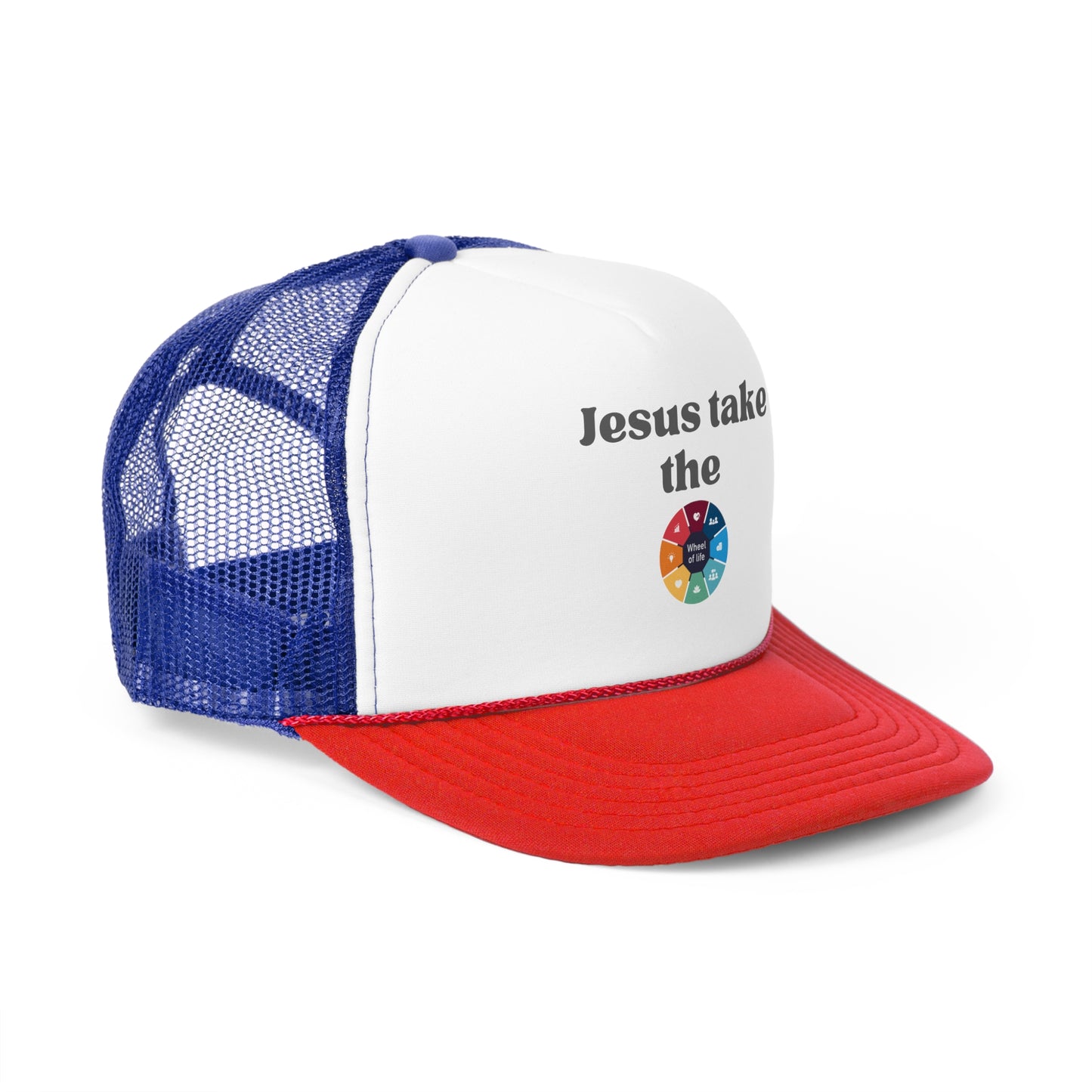 Jesus Take The Wheel Of Life Trucker Hat