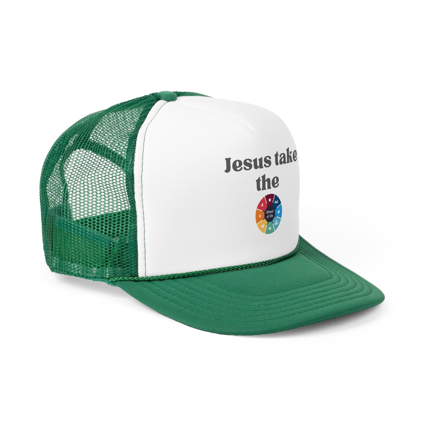 Jesus Take The Wheel Of Life Trucker Hat