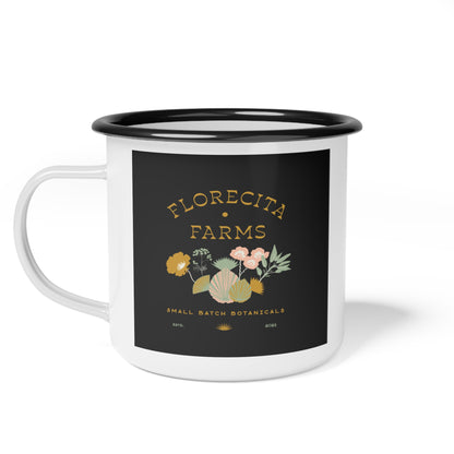 Florecita Farms Logo Enamel Mug