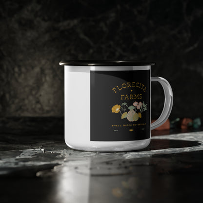 Florecita Farms Logo Enamel Mug